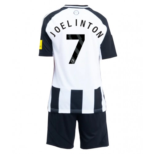 Dětský fotbalový dres Newcastle United Joelinton #7 2024-25 Domácí Krátký Rukáv (+ trenýrky)